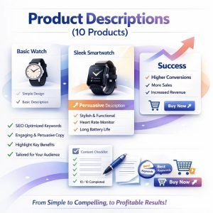 Product Descriptions (10 products)