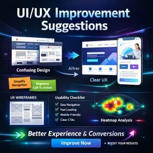 UI/UX improvement suggestions